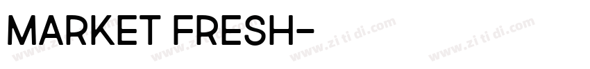Market Fresh字体转换